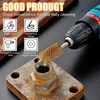 MAXMAN Bore Brush Set, 8pcs Brass Wire Brush for Drill,