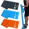 A AZURELIFE Resistance Bands,Professional Long Non-Latex Elastic Stretch Bands,Exercise Bands