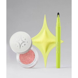 Half Magic VIRAL BEST SELLERS TRIO - GLITTERPUCK pressed glitter, MAGIC FLIK liquid liner, WING MAGICIAN