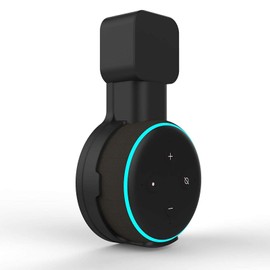 Alyphyly Outlet Wall Mount Holder Stand Hanger for 3rd Generation, for Your Smart Home 3rd Gen Speakers, Place on Kitchen, Bedroom & Bathroom, Hide Messy Wires (1pcs, Black)