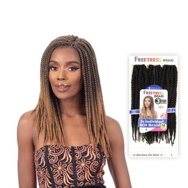 FreeTress Crochet Braids 3X Individual Box Braid 14" (1-pack, 4)