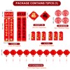 Chinese New Year Decorations2026, 72 PCS Lunar New Year Decor
