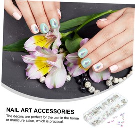 Ipetboom DIY Craft Gems Flatback Glass Nail Rhinestones Large Size Sparkling Makeup Charms Nail Art Decorations for DIY Projects