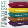 Plain Dyed Housewife Pillow Cases 2 Pack - (74 x