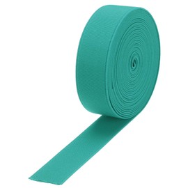 MECCANIXITY Cintas Elásticas para Coser 3cm 5 Yardas/15 Pies Azul Aguamarina Carrete de Elástico de Punto Alta Elasticidad para Pelucas, Cinturones, Pantalones