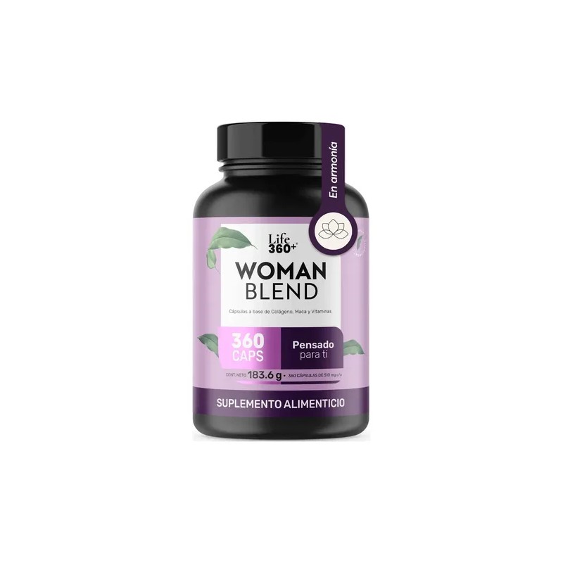 Multivitamínico Mujer 360 Cápsulas Sabor Suplemento Alimenticio Life360