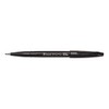 Pentel Brush Sign Pen, Fibre-Tip Pen, Brush-Like Tip, SES15C-12
