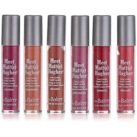 theBalm - Kit de labiales Meet Matt(e) Hughes, violumen 2, 6 pc set