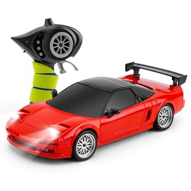 LDR/C 1/18 Drift Car NSX RC Car Drifting 2.4GHz Proportional Control Retractable Headlight with Gyro Car Toy