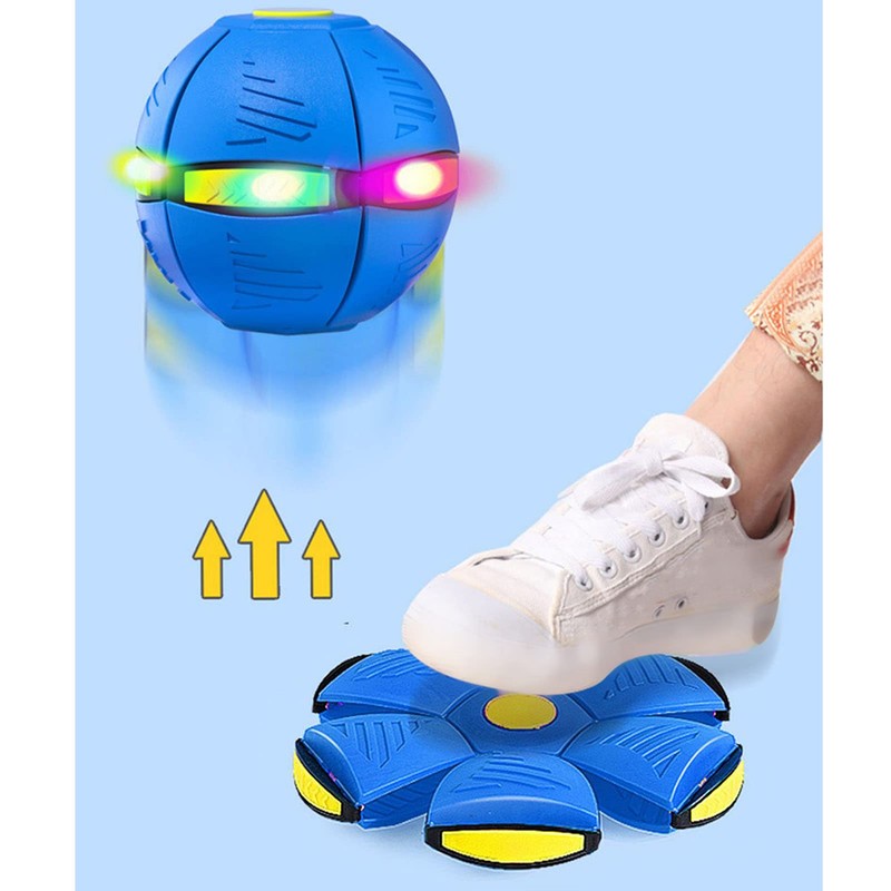 Magic Transformation Ball, Flying Saucer Ball, Shape Changeable (Blue)