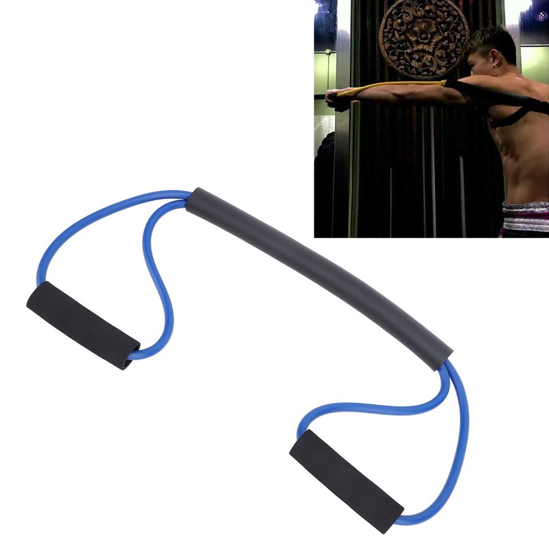 Resistance Band with Handle for Exercise Working Out Boxing Stretching
