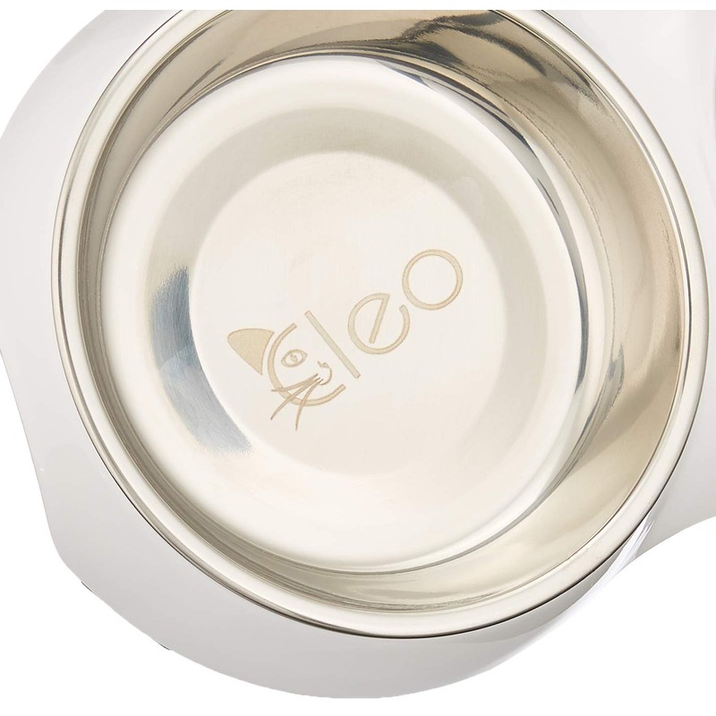 Design Feeding Bowl for Cats with Stainless Steel Inserts (2