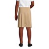 Lands' End Uniform Ponte Pleat Skirt Khaki Kids 14