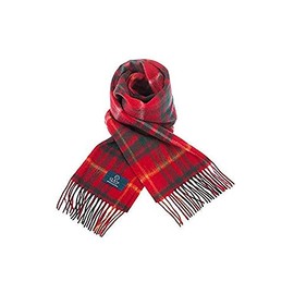 Clans of Scotland - 100% Pure Lambswool Scottish Clan Tartan Scarf- 100% Wool - Pure Wool Tartan Scarf - In Various Tartans - Perfect for Men and Women - 12x60 Inches
