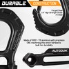 1/4" x 50ft Synthetic Winch Rope Kit with Protective Sleeve+Winch