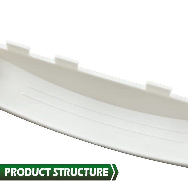 GRAND ORANGE White Solid Door Handle Compatible with GE Dryer