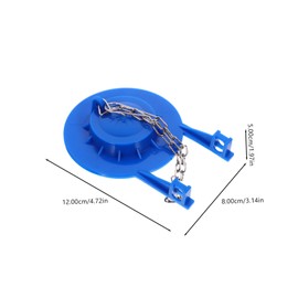 Mipcase Toilet Flapper Seal Adjustable Water Saver for Bathroom Oversized Flapper for Leak Prevention Easy Install Chain Fit for Toilets