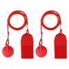 Tiardey 2Pcs Safety Key Treadmill Emergency Stop Universal Magnet Safety