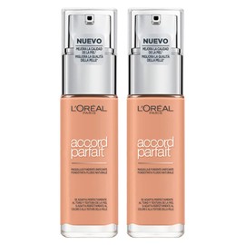 L'Oréal Paris Accord Parfait Foundation Liquid Ultra Light Moisturising with Hyaluronic Acid Colour 5.R / 5.C Rose Sand 2 Cosmetics