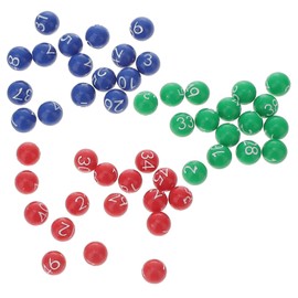 Gadpiparty Lost Bingo 49pcs Machine Balls for Lotto Game, Number Bingo Pog, Raffle Adult Party Games, Multicolor Telephone Plastic Child
