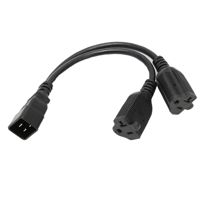 IEC320 C20 to 5 20R 5 20R Power Cord Universal