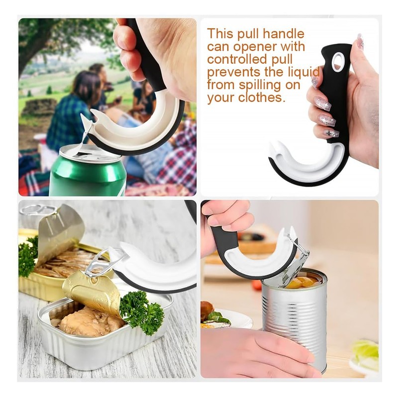 2Pcs Multifunction Ring Pull Can Opener Grip Grab Twist, Ring