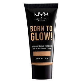 NYX PROFESSIONAL MAKEUP Born To Glow Naturally Radiant Foundation, Medium Coverage - Neutral Buff