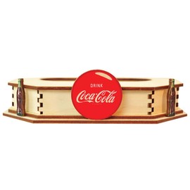 Ginger Cottages Coca-Cola Tealight Display Wooden Christmas Ornament for Christmas Tree