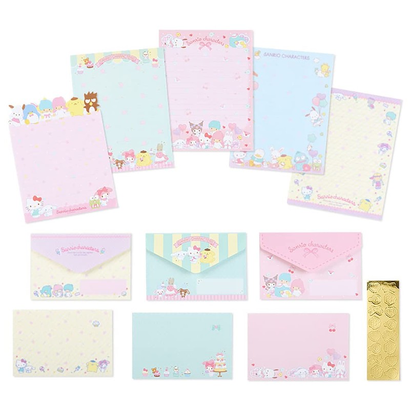 Sanrio Characters 589403 Letter Set