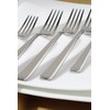 Fortessa Scalini 18/10 Stainless Steel Flatware, 5 Piece Place Setting