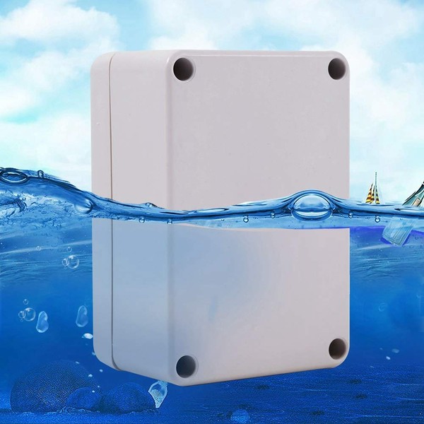IP65 Waterproof Junction Box, White Surface-Mounted Junction Box, Plastic Housing,
