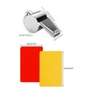 Golvery Soccer Kit - Metal Whistle with Referee Cards Set,