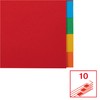 Esselte 10 Packs A4 Card File Dividers. 10 Parts Coloured