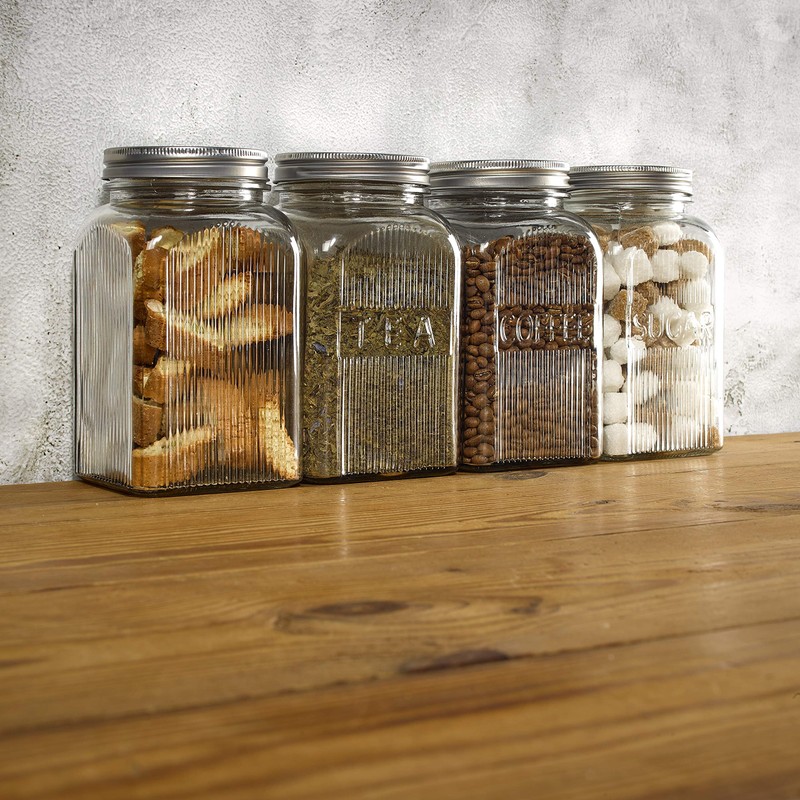 Tala Glass Sugar Storage Canister, 1250 ml