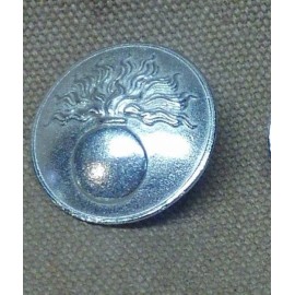 WWI French Button, unpainted Silver Finish Large buttons by the each