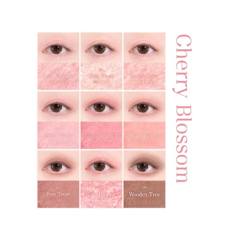 DASIQUE Shadow Palette 7.6g [Pink Blossom Collection], Color:31 Love Blossom
