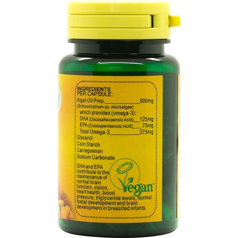 Veganicity Omega-3 DHA: EPA : Algal Oil Omega-3 Fatty Acid