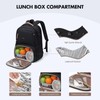 MDODO Lunch Backpack for Women Men,15.6Inch Insulated Cooler Lunch Box