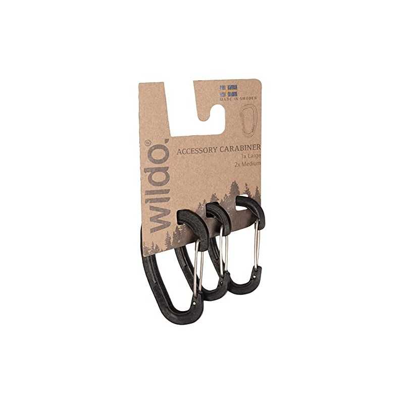 TS Tactical Store Pack of 3 Wildo Carabiners (1 x