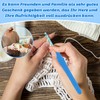 Crochet Hook Set, 4.0 mm Ergonomic Crochet Hook with Non-Slip,