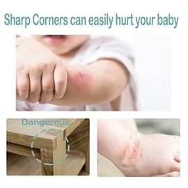 Safety Corner Protectors, Edge & Corner Guards Baby Proofing Safety Corner Clear Furniture Table Corner Protection for Furniture Against Sharp Corners（1cm X 4M ）