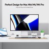 PULWTOP 9 in 1 USB C Hub for Mac Mini
