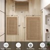 MIULEE Set of 2 Waffle Bathroom Rugs, Boho Bath Rug