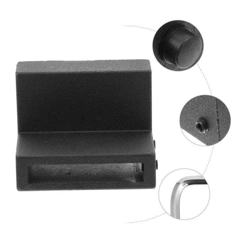 TEHAUX 1Pair Zinc Alloy Barn Door Stopper Sliding Rail Roller