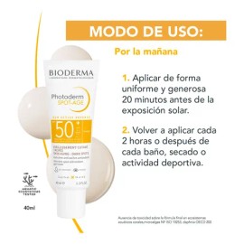 Bioderma Photoderm Spot Age Spf50, 40 Ml                                                                                                              