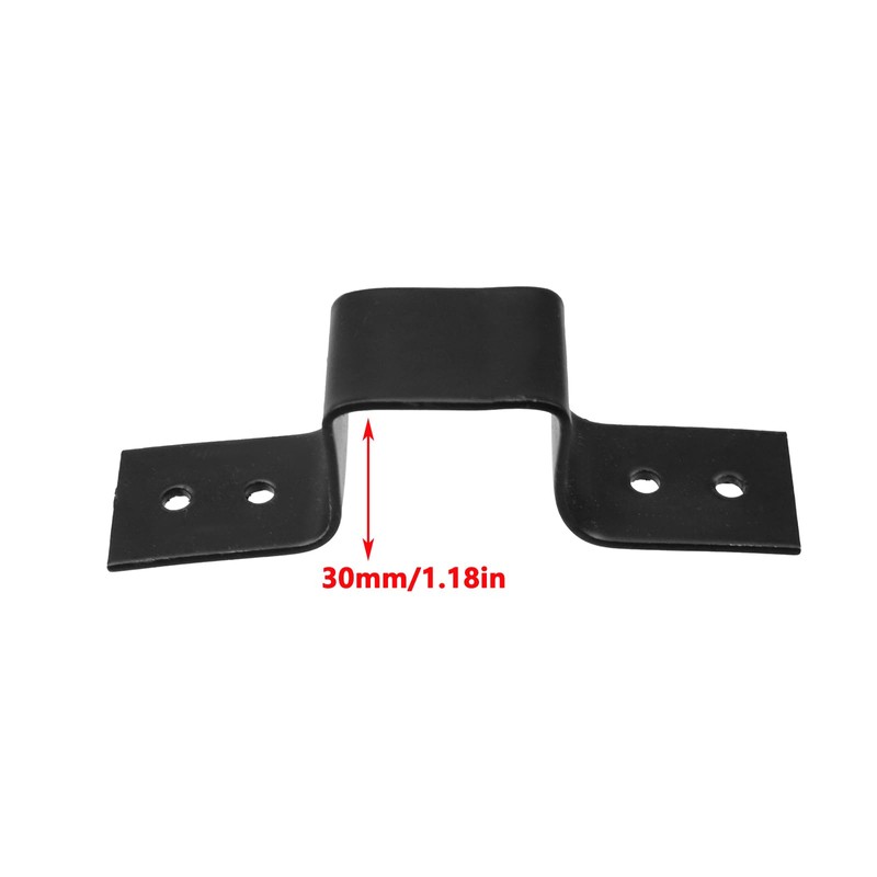 Antrader Square Tube Strap Clamp,4Pcs Square Pipe Clamp Tube Buckle