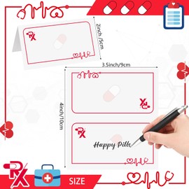 AmazingSpark 50 Pcs Hospital Themed Food Folding Tent Cards Nurse Graduation Party Table Place Cards for Table Setting Name Cards for Nurse Graduation Party Supplies