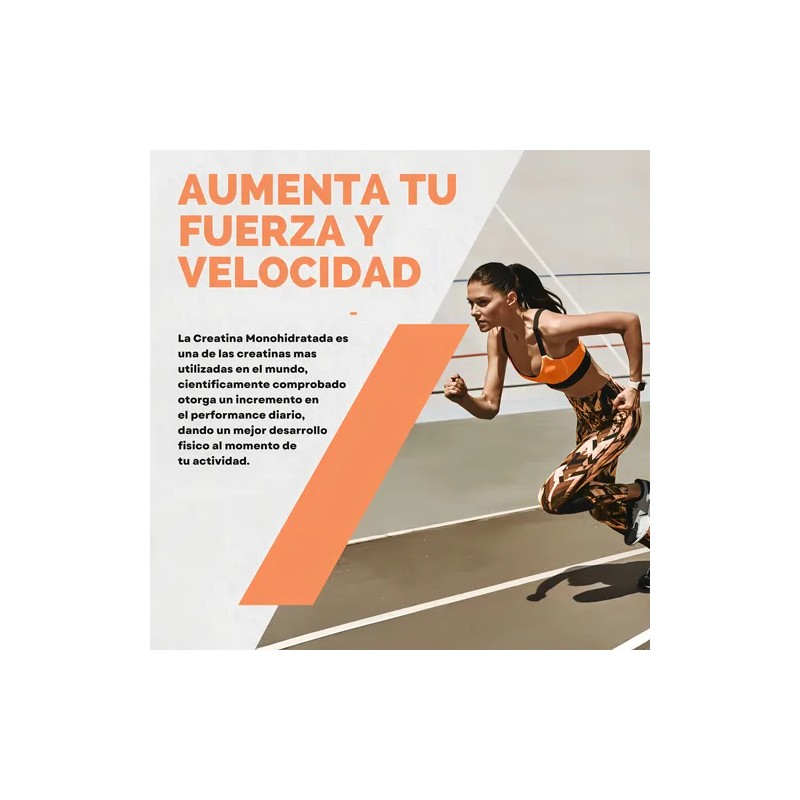 Myprotein Creatina Monohidratada Polvo Sin Sabor 500g 100 Porciones