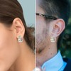 Titanium Earrings for Sensitive Ears, Titanium Hoop Earrings for Men