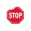 Stop Sign Stiker Decal for Office & Business Walls, Doors,
